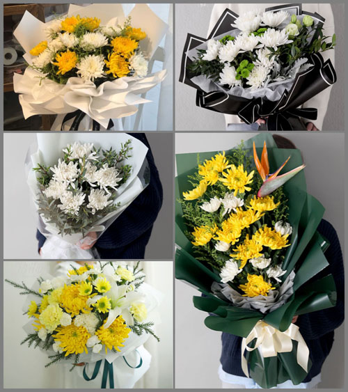 湖南永州祁阳县观音滩镇天堂村白事花束代送